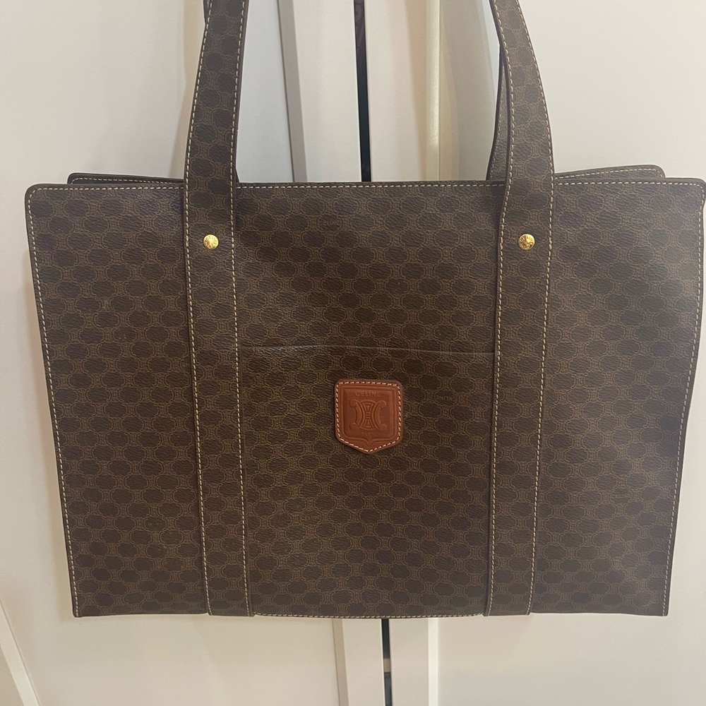 Vintage Celine Macadam Tote